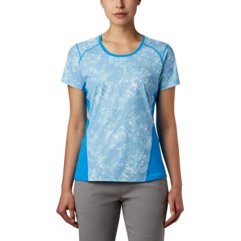 Dámské Tričko Columbia Solar Chill 2.0 Short Sleeve Blankyt RYPGAU835